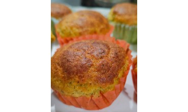 Muffin salati alla curcuma e moringa